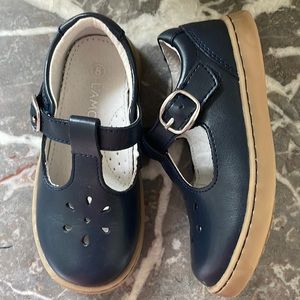 L’amour Navy Chelsea t-strap Mary janes